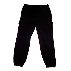 One A Day Elastic‎ Fleece Cargo Black Legging Pants Size XL Streetwear Gorpcore
